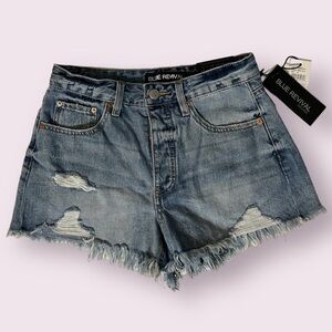 Blue Revival Organic Cotton Denim Shorts 26